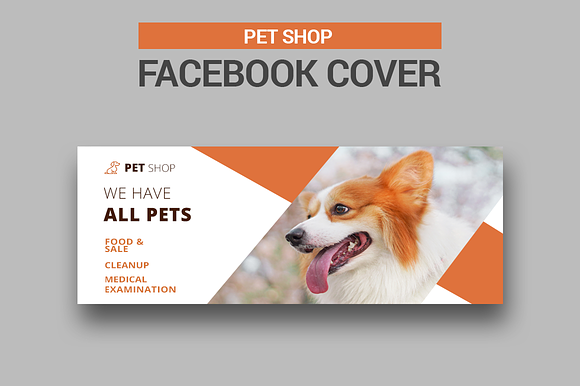 Pet Shop - Facebook Covers in Facebook Templates - product preview 3