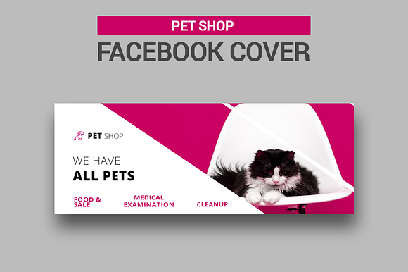 Pet Shop - Facebook Covers in Facebook Templates - product preview 5