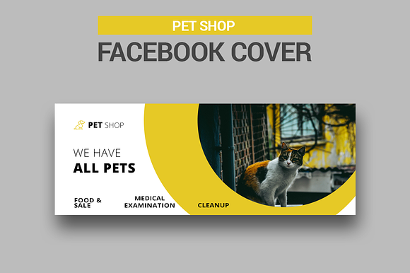 Pet Shop - Facebook Covers in Facebook Templates - product preview 6