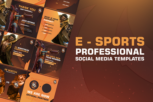 E - Sports Social Media Template