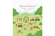Harvest Festival Poster with Dates