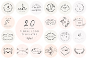 20 Floral Logo Templates