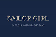 Sailor Girl Font Duo