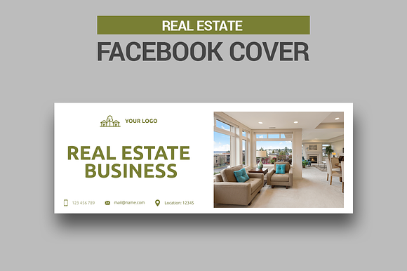 Real Estate - Facebook Covers in Facebook Templates - product preview 1
