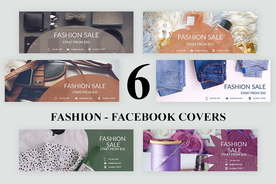 Fashion - Facebook Covers in Facebook Templates - product preview 8