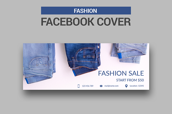 Fashion - Facebook Covers in Facebook Templates - product preview 5