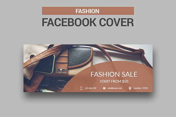 Fashion - Facebook Covers in Facebook Templates - product preview 6