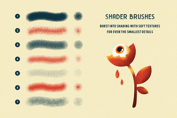 Shader Brushes for Photoshop in Add-Ons - product preview 1