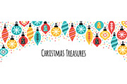 Cute Christmas Treasures background