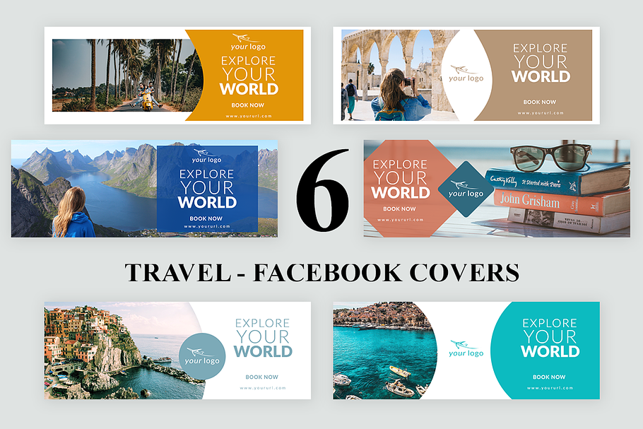 Travel - Facebook Covers in Facebook Templates - product preview 8