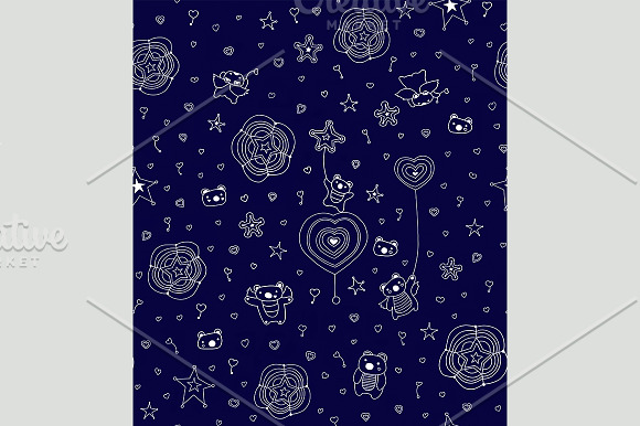 Children's seamless pattern in Patterns - product preview 1