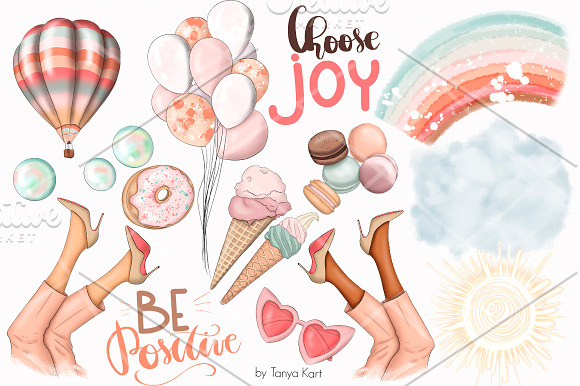 Good Mood Clipart & Patterns in Illustrations - product preview 6