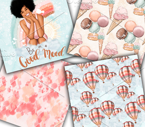 Good Mood Clipart & Patterns in Illustrations - product preview 10