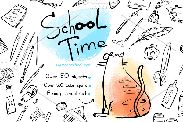 School Time: 50+ handcrafted objects