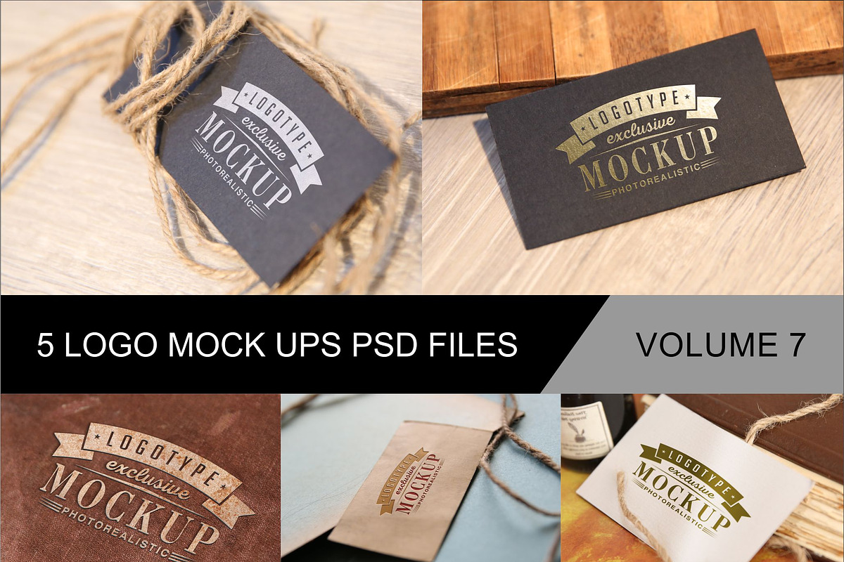 Photo Realistic Mock-ups Set of 5 V7 in Product Mockups - product preview 8