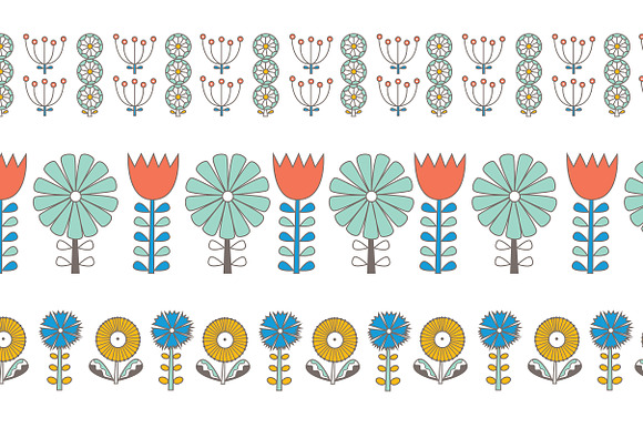 Flowers in Scandinavian style. in Patterns - product preview 17