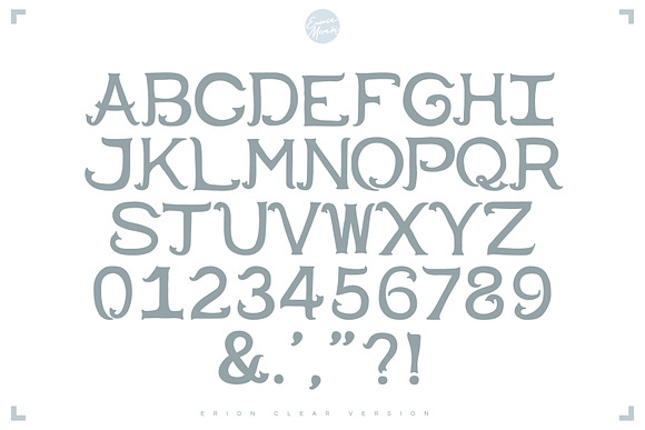 4in1 ERION FONT - Winter Version in Serif Fonts - product preview 1