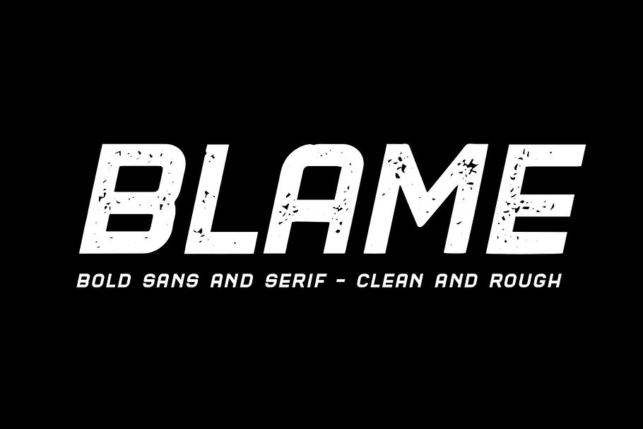 Blame // A Strong Sans and Serif in Sans-Serif Fonts - product preview 8