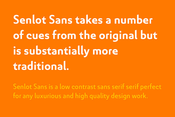 Senlot Sans in Sans-Serif Fonts - product preview 3