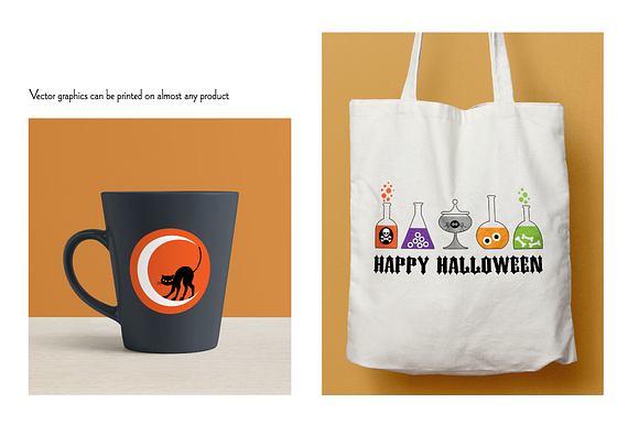 Halloween Graphics Clipart in Illustrations - product preview 1