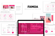 Famoa : Pink Pitch Deck Powerpoint