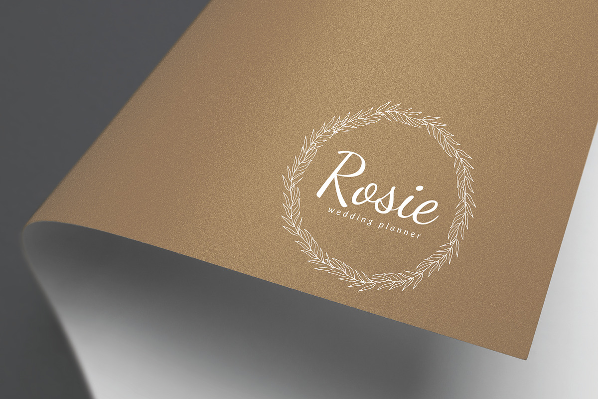 Rosie Wedding Planner Logo in Logo Templates - product preview 8