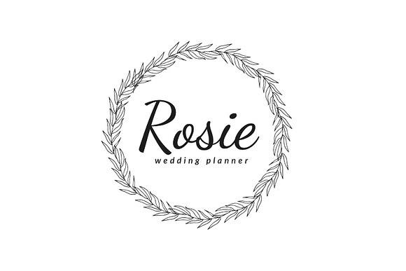Rosie Wedding Planner Logo in Logo Templates - product preview 1