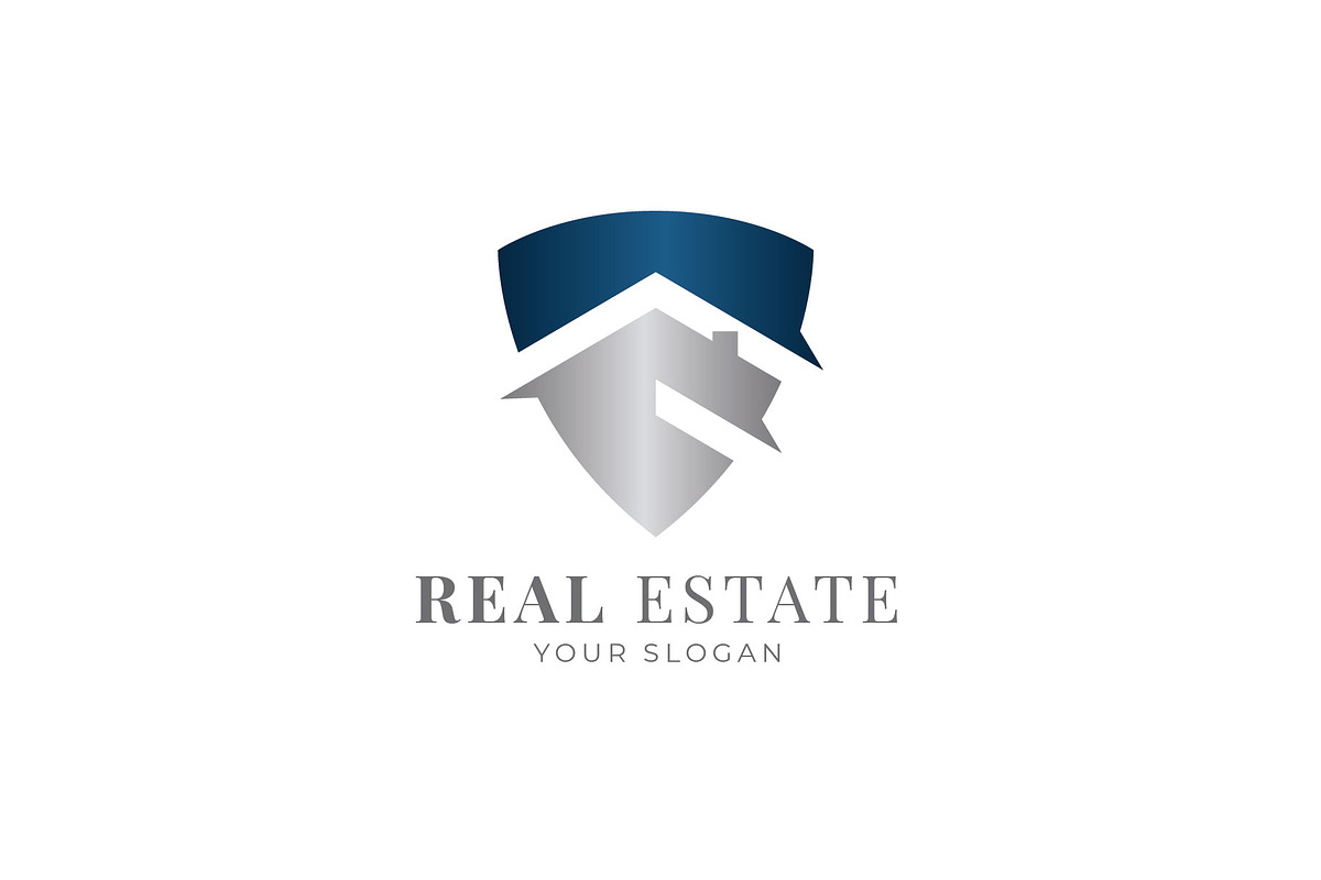 Shield Real Estate Logo in Logo Templates - product preview 8