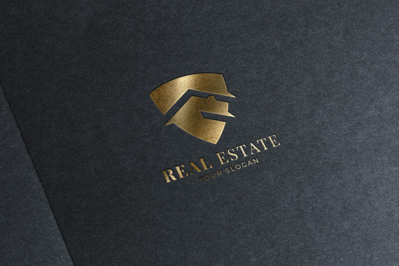 Shield Real Estate Logo in Logo Templates - product preview 2