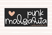 Pink Margarita - Handwritten Font