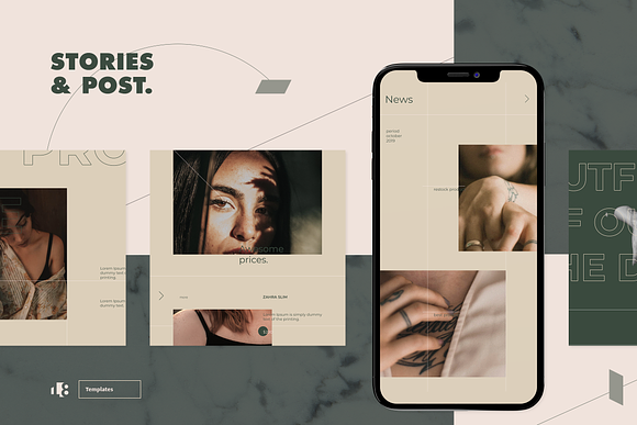 Instagram Template in Instagram Templates - product preview 4