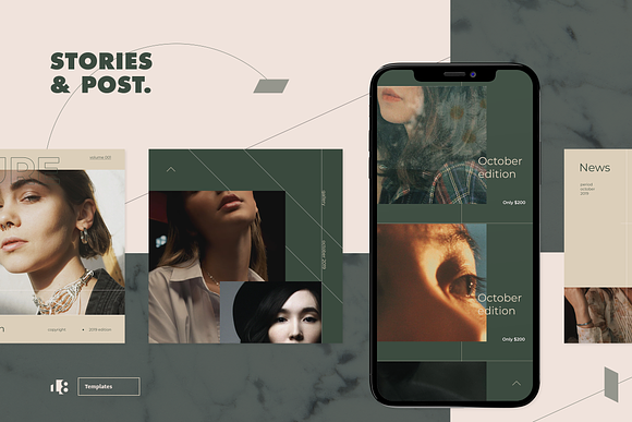 Instagram Template in Instagram Templates - product preview 5