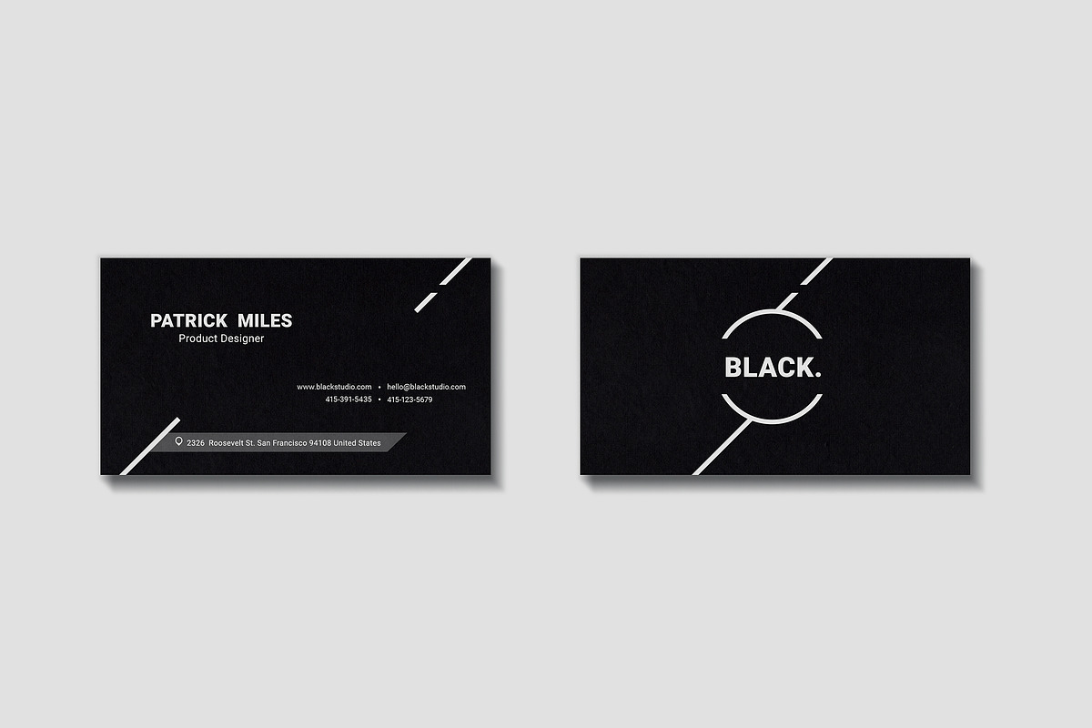 Minimal Business Card Template Vol.1 in Business Card Templates - product preview 8