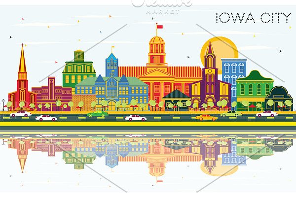 Iowa City Skyline