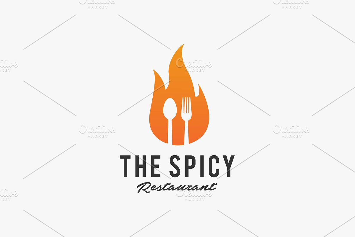 The Spicy Restaurant Logo in Logo Templates - product preview 8