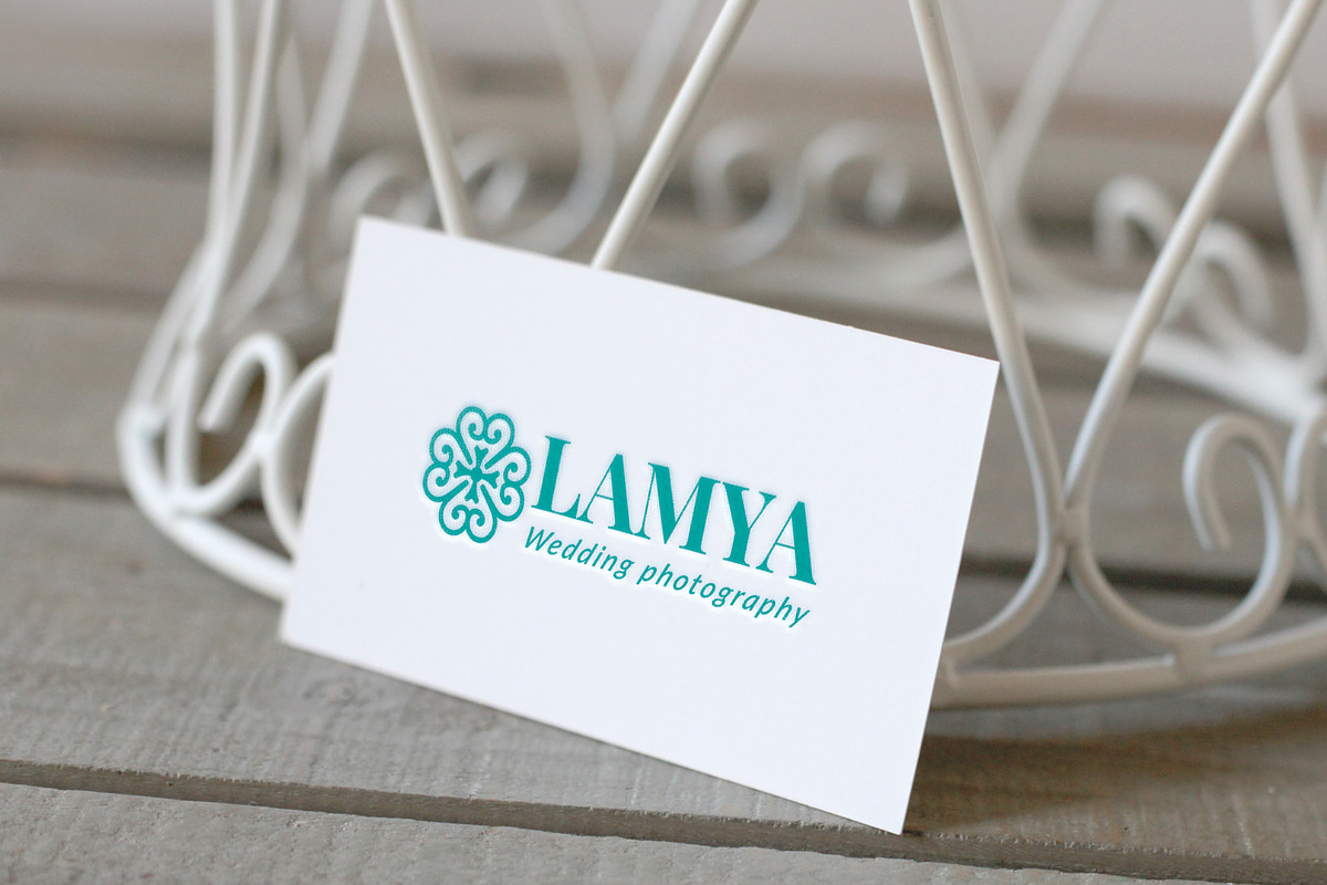 Lamya Wedding Photography Logo in Logo Templates - product preview 8