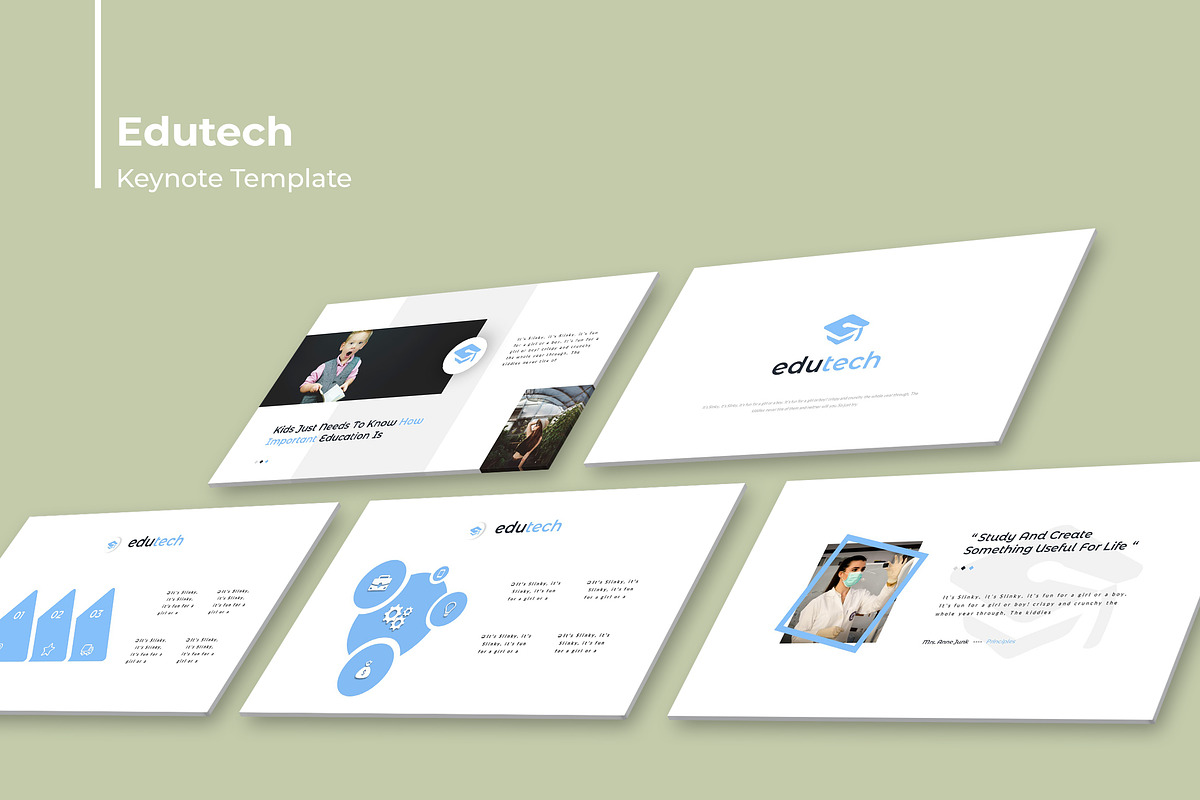 Edutech - Keynote Template in Keynote Templates - product preview 8