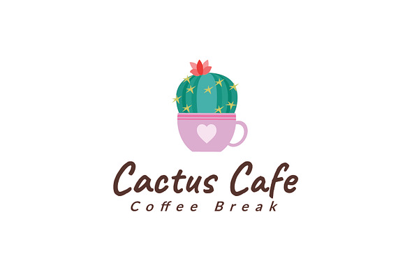 Cactus Cafe Logo in Logo Templates - product preview 1