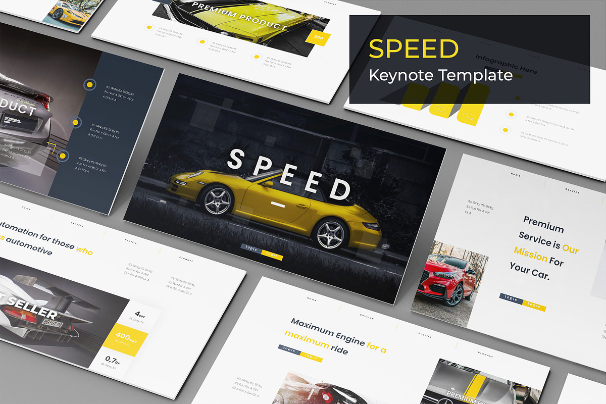 Speed - Keynote Template in Keynote Templates - product preview 8