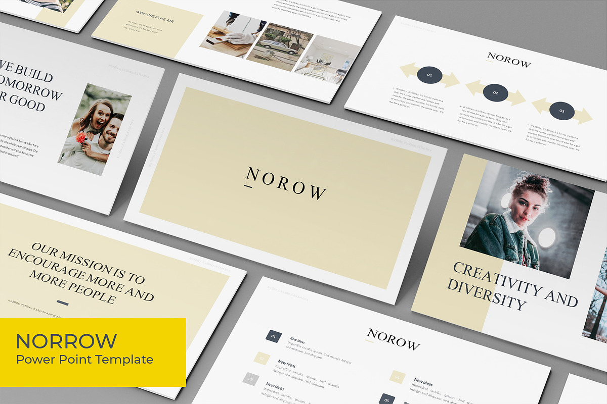 Norrow - Powerpoint Template in PowerPoint Templates - product preview 8
