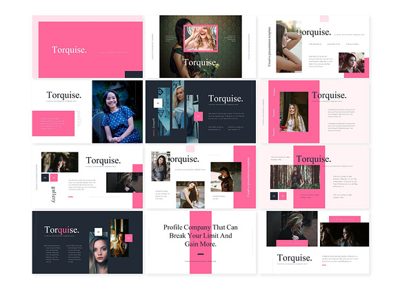 Torquise - Google Slide Template in Google Slides Templates - product preview 1