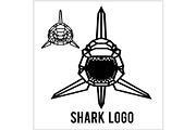 Shark logo - animal heads icons