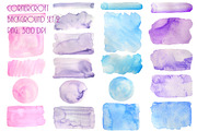 Watercolor Texture Background Blue