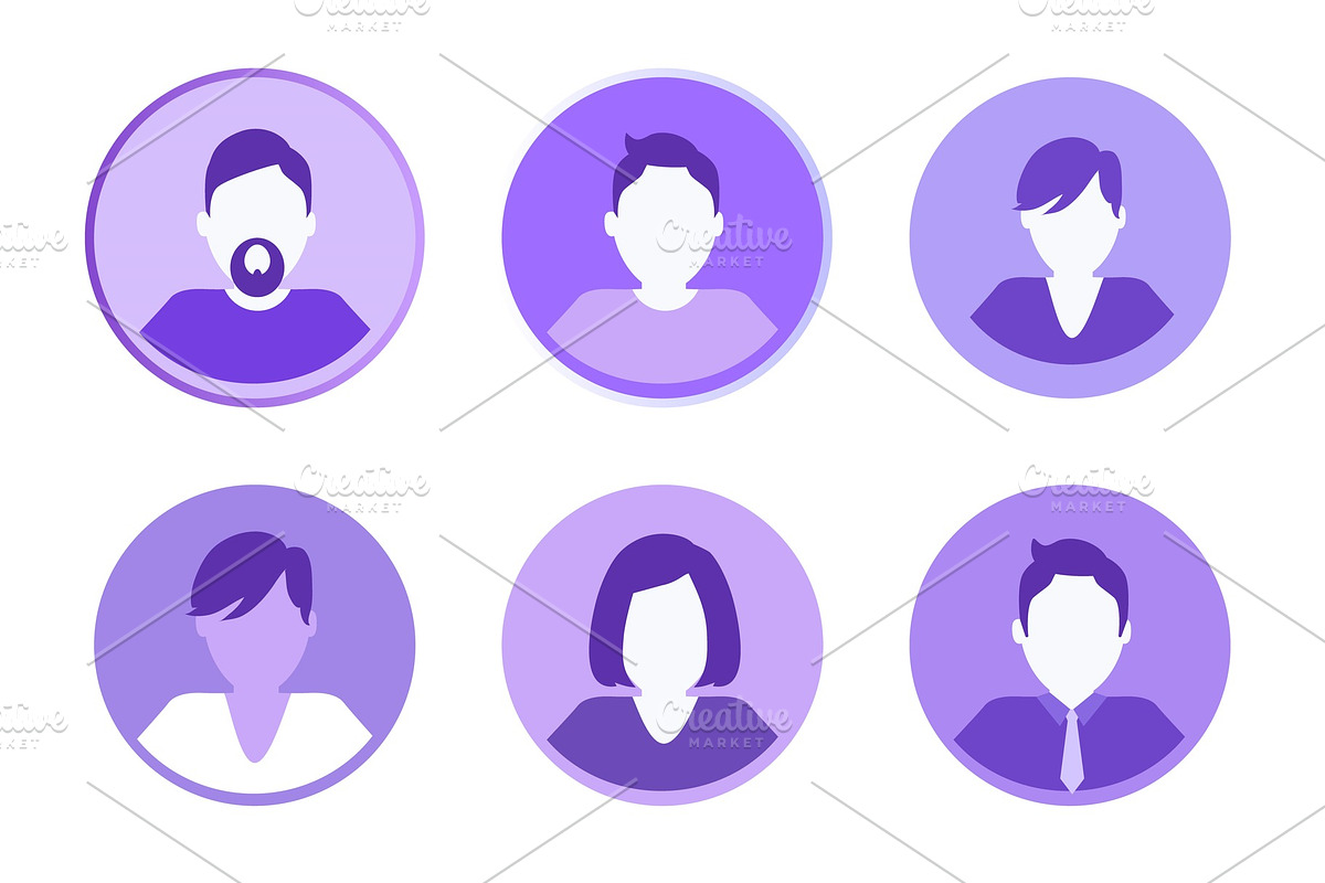 Social Network People Set Vector in Illustrations - product preview 8