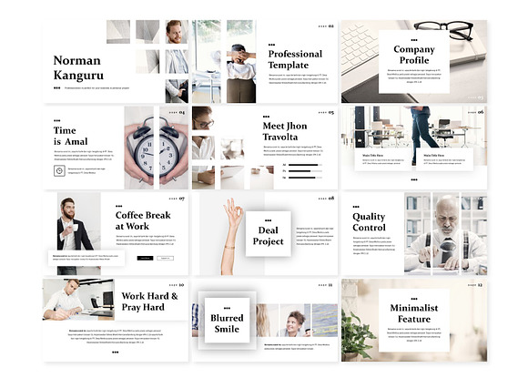 Norman Kanguru - Powerpoint Template in PowerPoint Templates - product preview 1