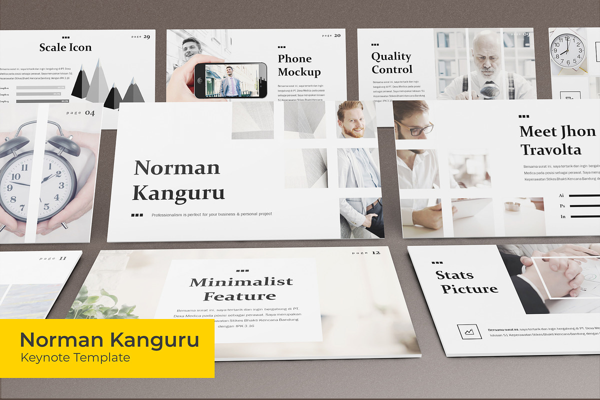 Norman Kanguru - Keynote Template in Keynote Templates - product preview 8