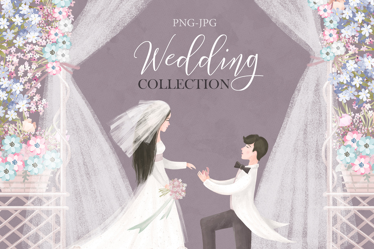 Wedding Collection in Illustrations - product preview 8