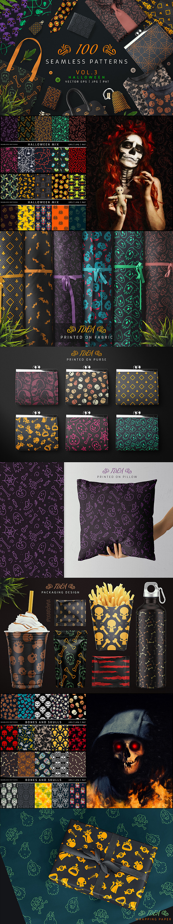 100 Seamless Patterns Vol.3 in Patterns - product preview 25