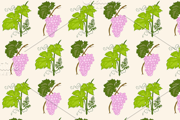 10 Grapevine seamless patterns in Patterns - product preview 9
