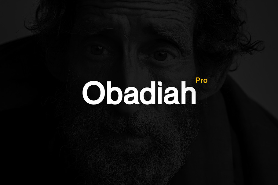 Obadiah pro - Modern Typeface